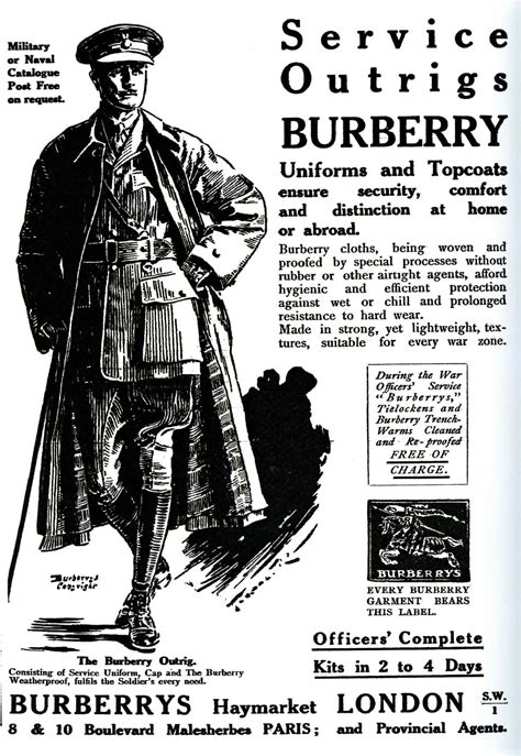 burberry ww1 trench coat